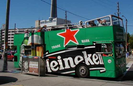 Toronto Heineken open top tour London DMS